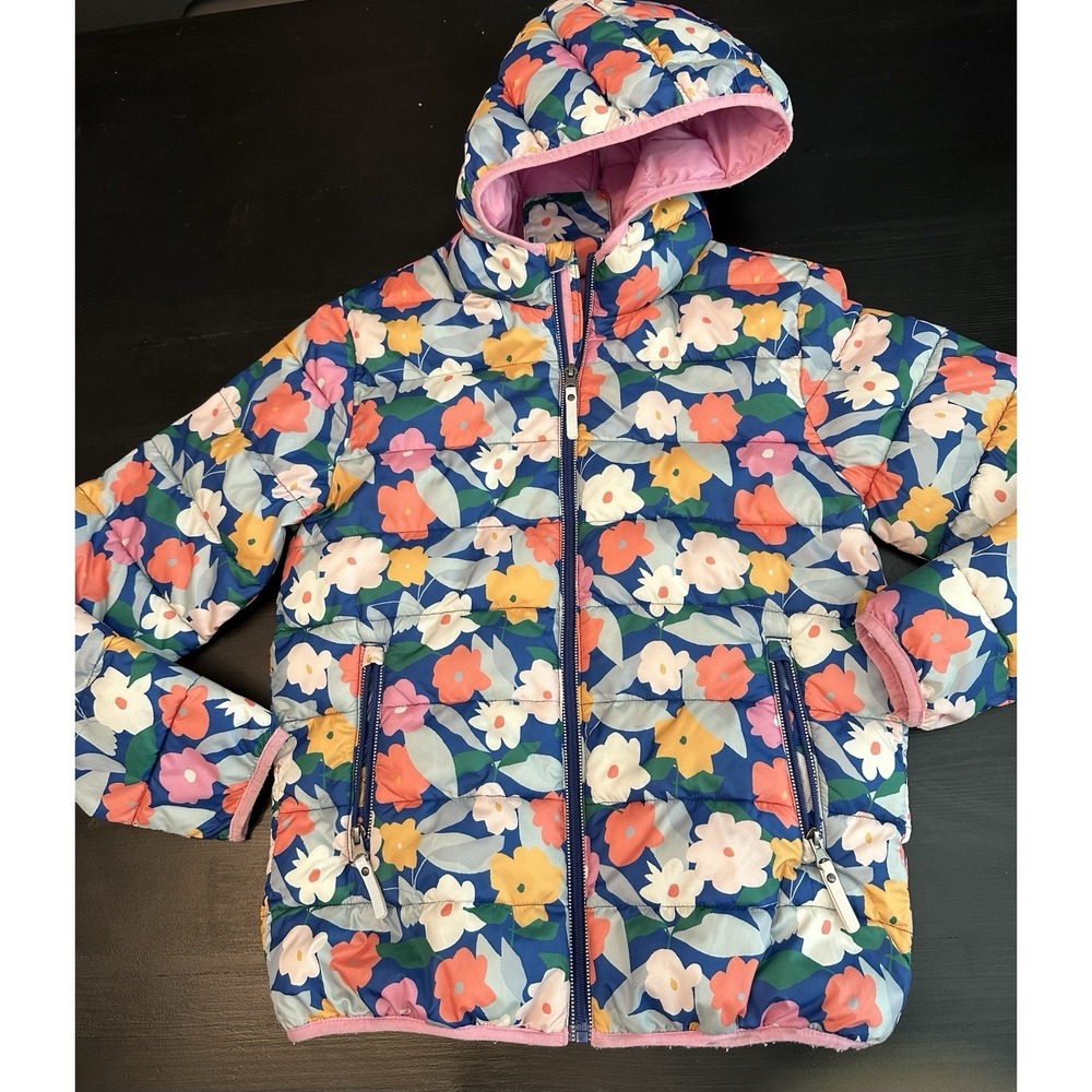 Hannah Anderson Girls Puffer Winter Coat/Jacket Sz 12 Floral